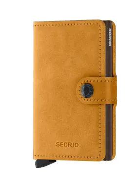 Secrid Mini Wallet Vintage Ochre