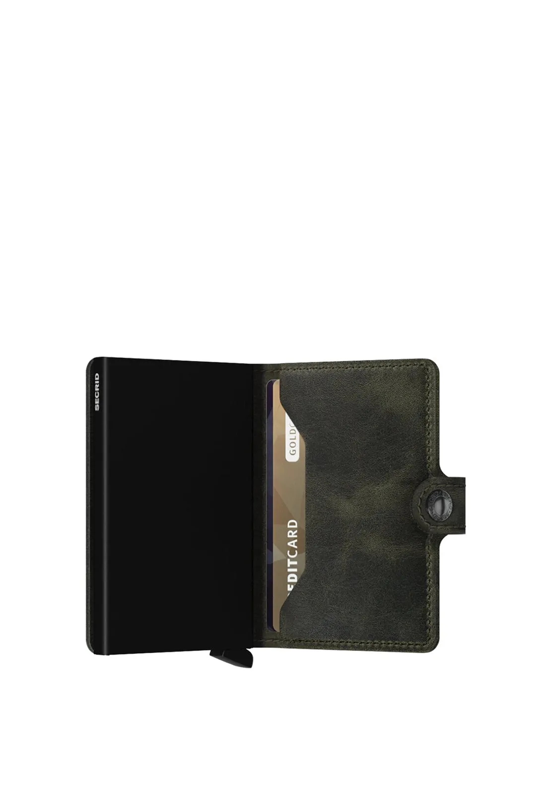 Secrid Mini Wallet, Vintage Olive Black