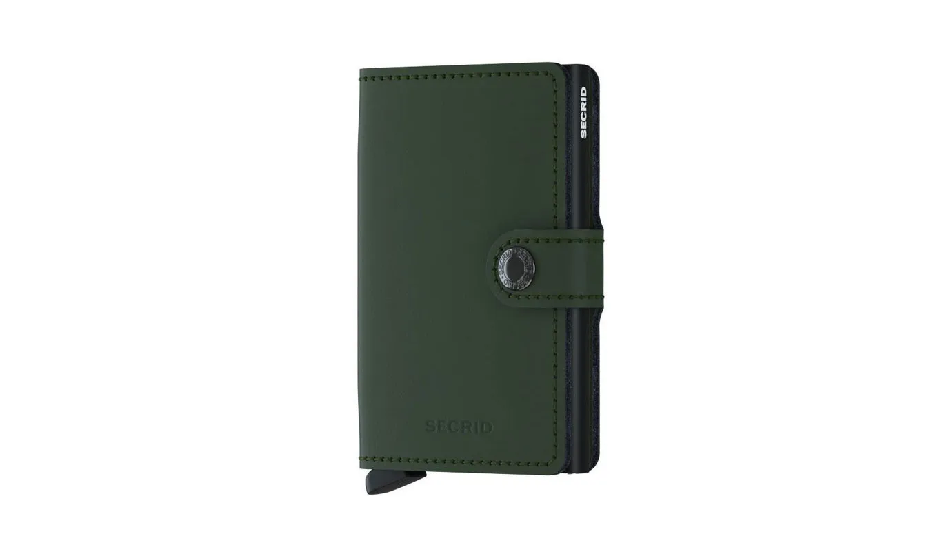 Secrid Miniwallet Matte Green-Black