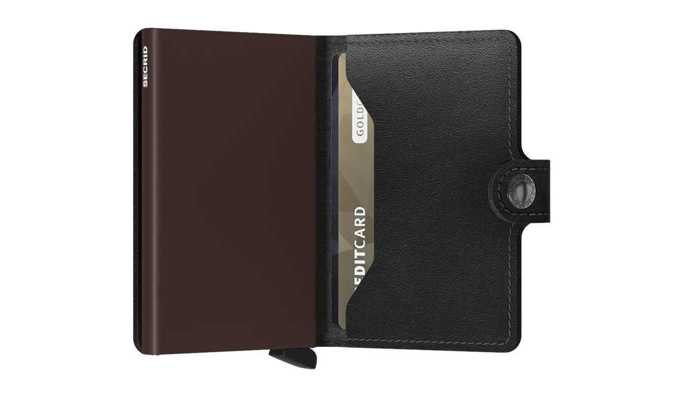 Secrid Miniwallet Original Black & Brown