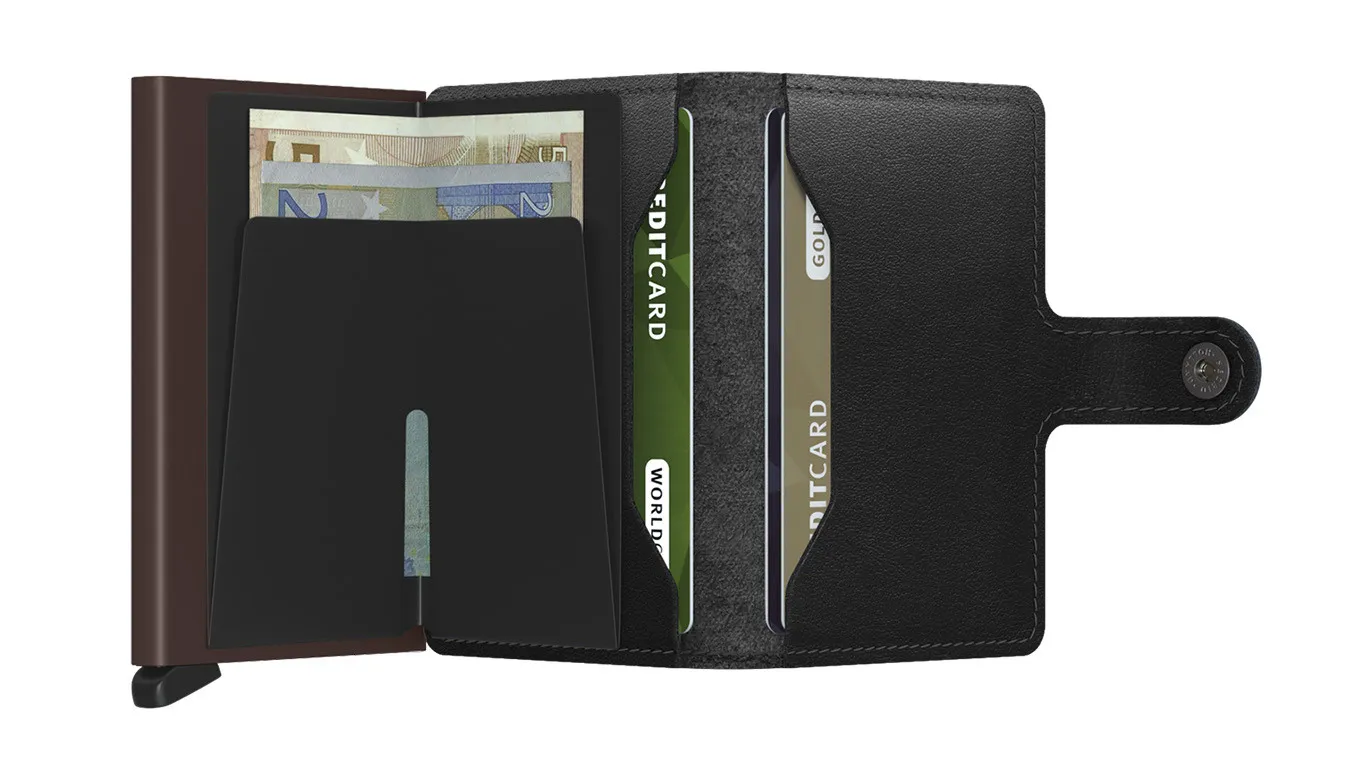 Secrid Miniwallet Original Black & Brown