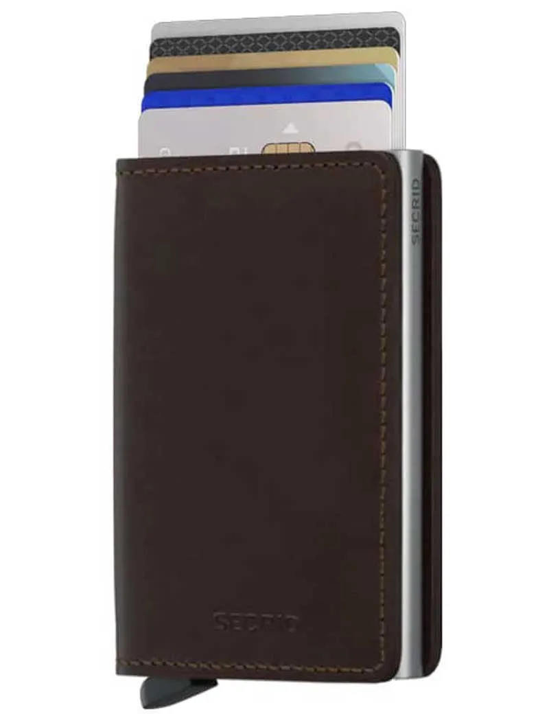 Secrid Miniwallet Original Wallet Dark Brown