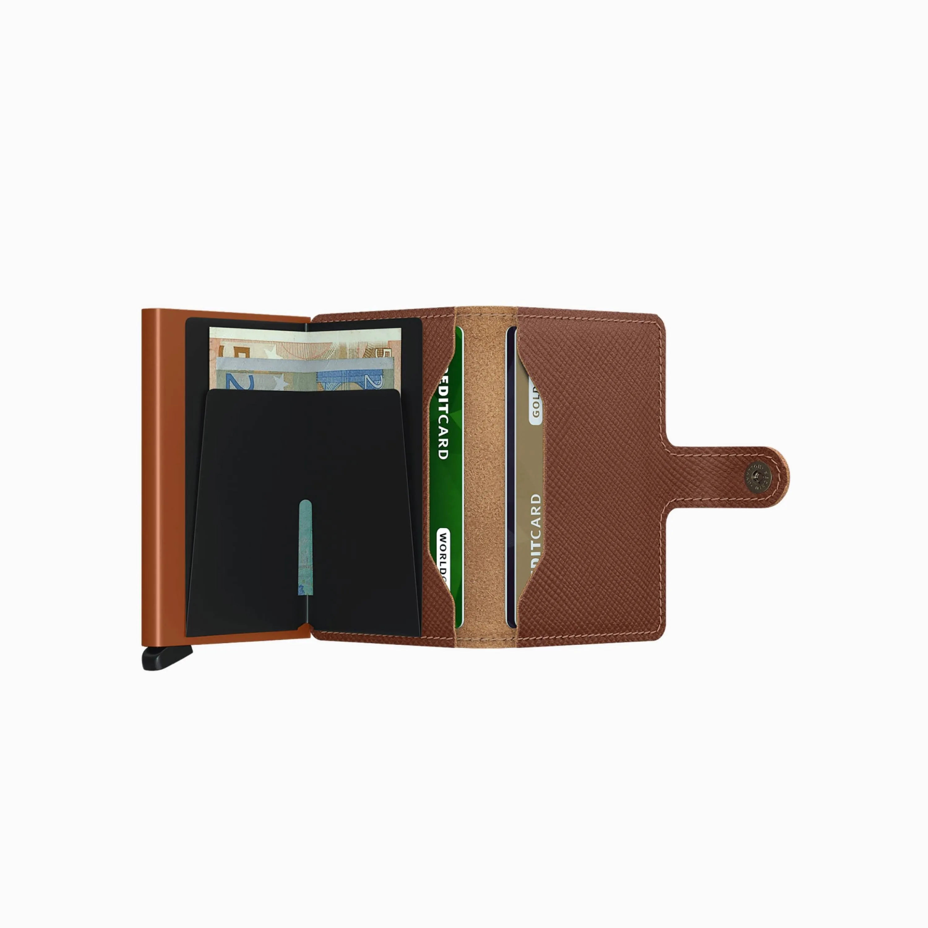 SECRID MINIWALLET SAFFIANO CARAMEL