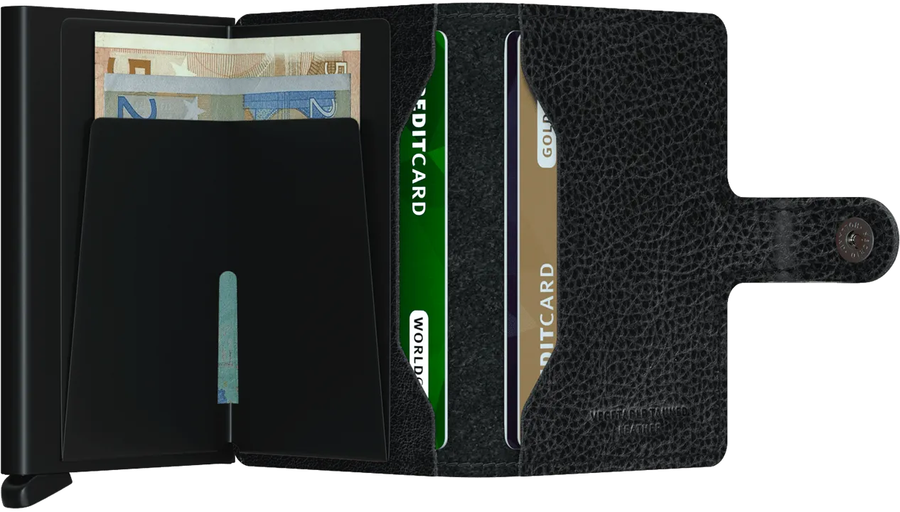 Secrid Miniwallet - Veg Black-Black