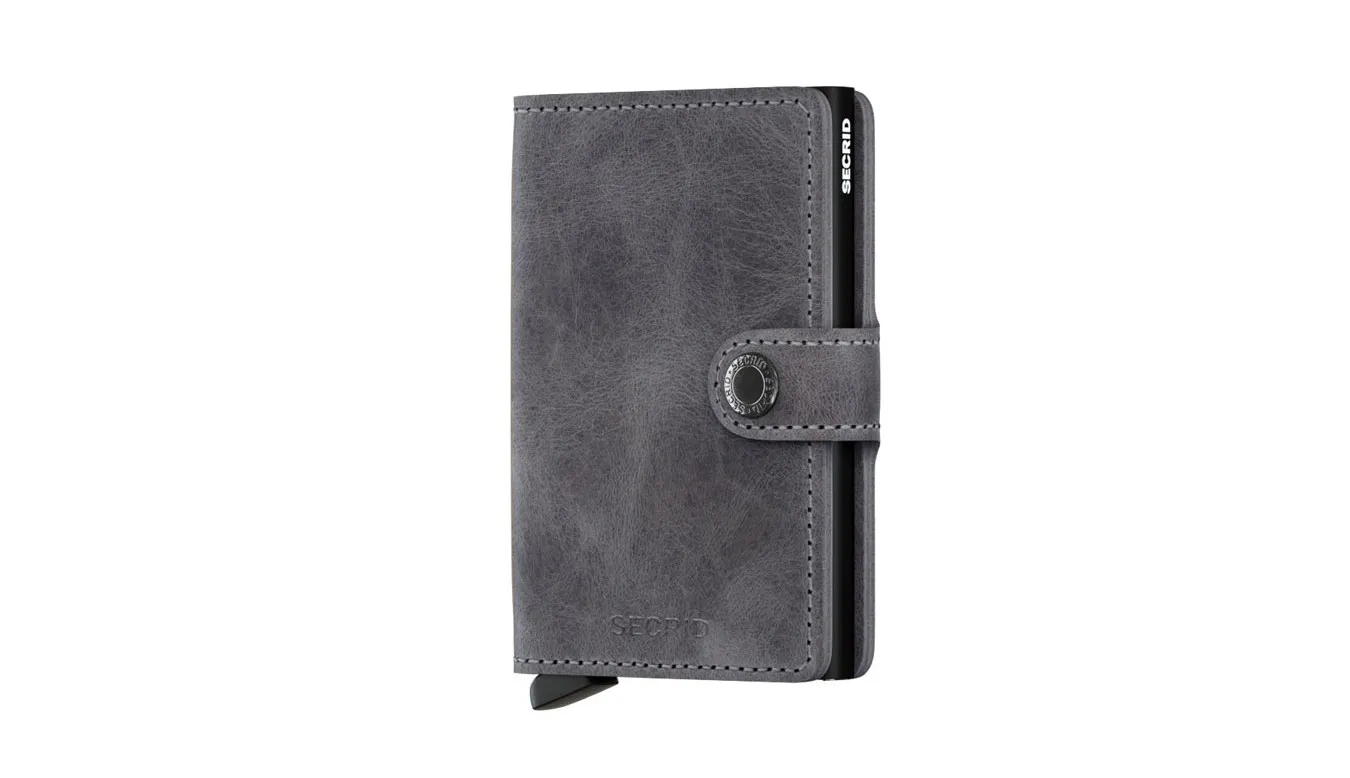 Secrid Miniwallet Vintage Grey Black