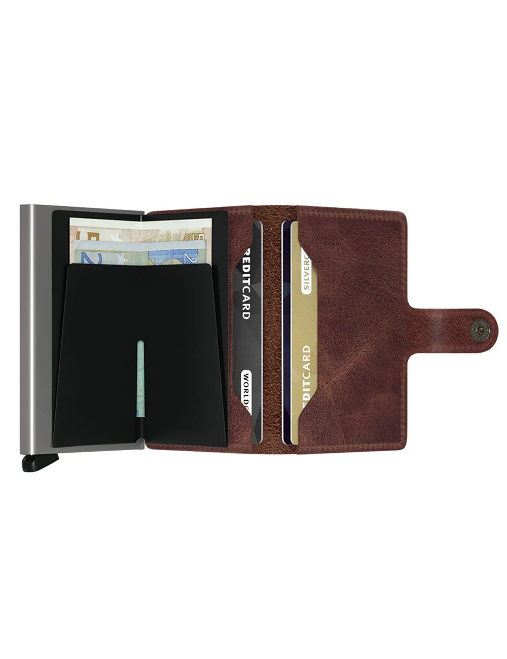 Secrid Miniwallet Vintage Wallet Brown