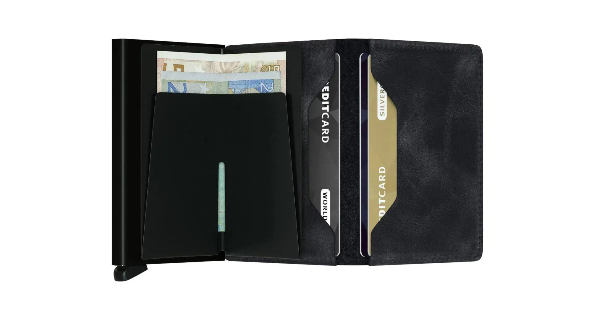 Secrid Original Slim Wallet  Vintage - Black