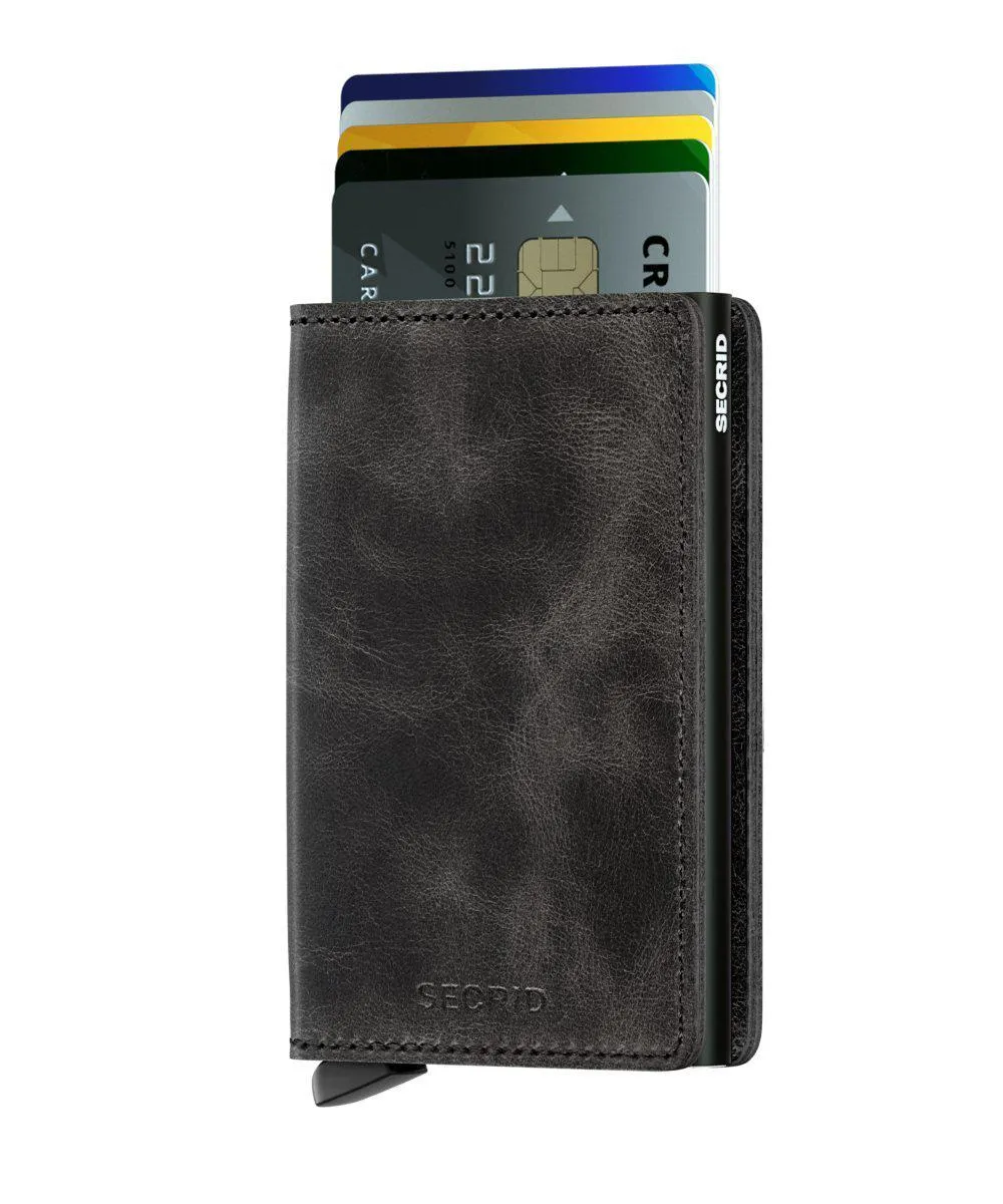 Secrid Original Slim Wallet  Vintage - Black