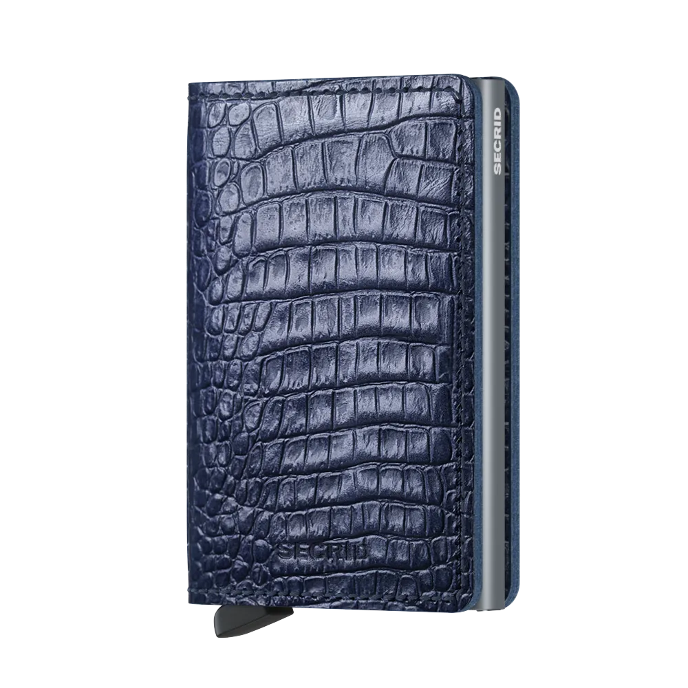 Secrid Slim Nile Wallet in Blue