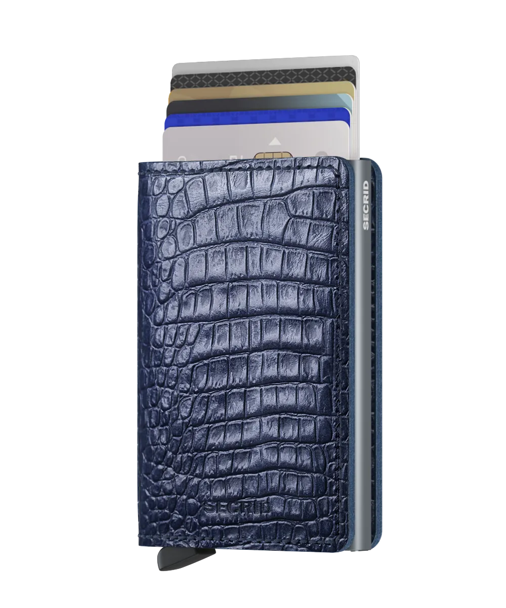 Secrid Slim Nile Wallet in Blue