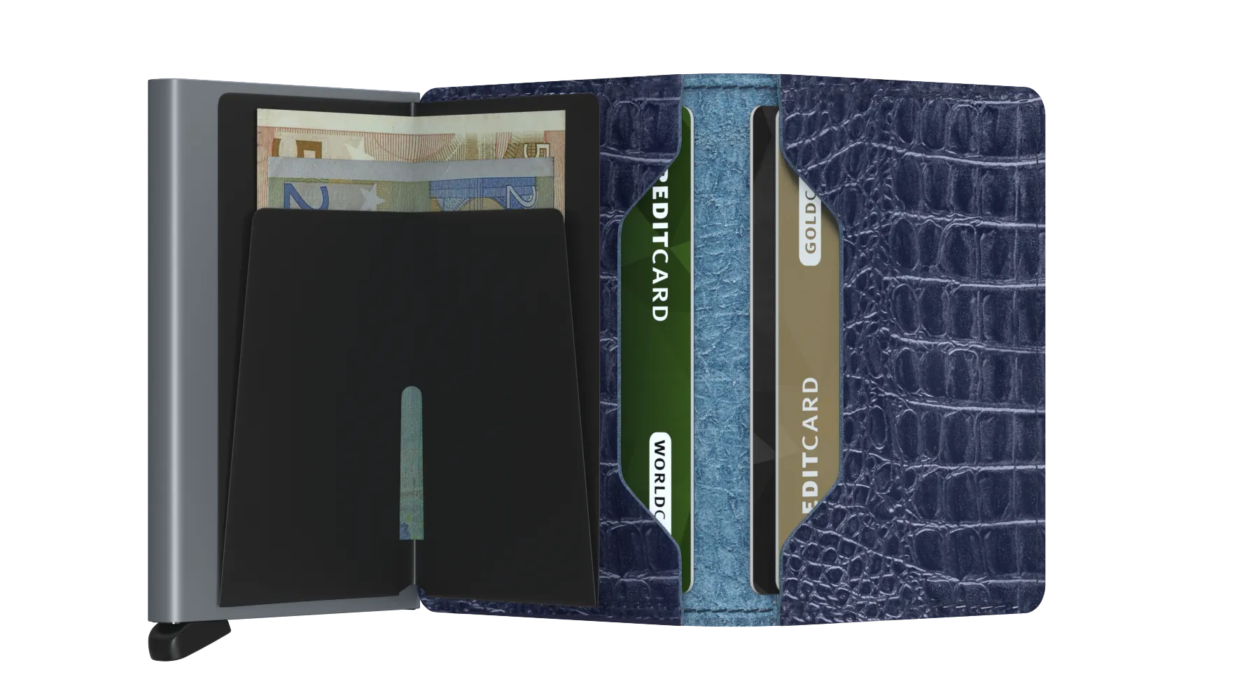 Secrid Slim Nile Wallet in Blue