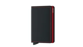 Secrid Slimwallet Matte Black & Red