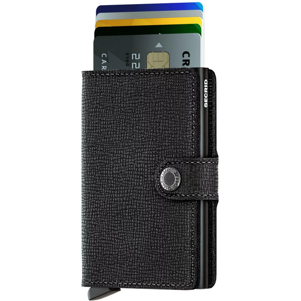 SECRID The Sustainable Edit Crisple Mini Wallet - Black