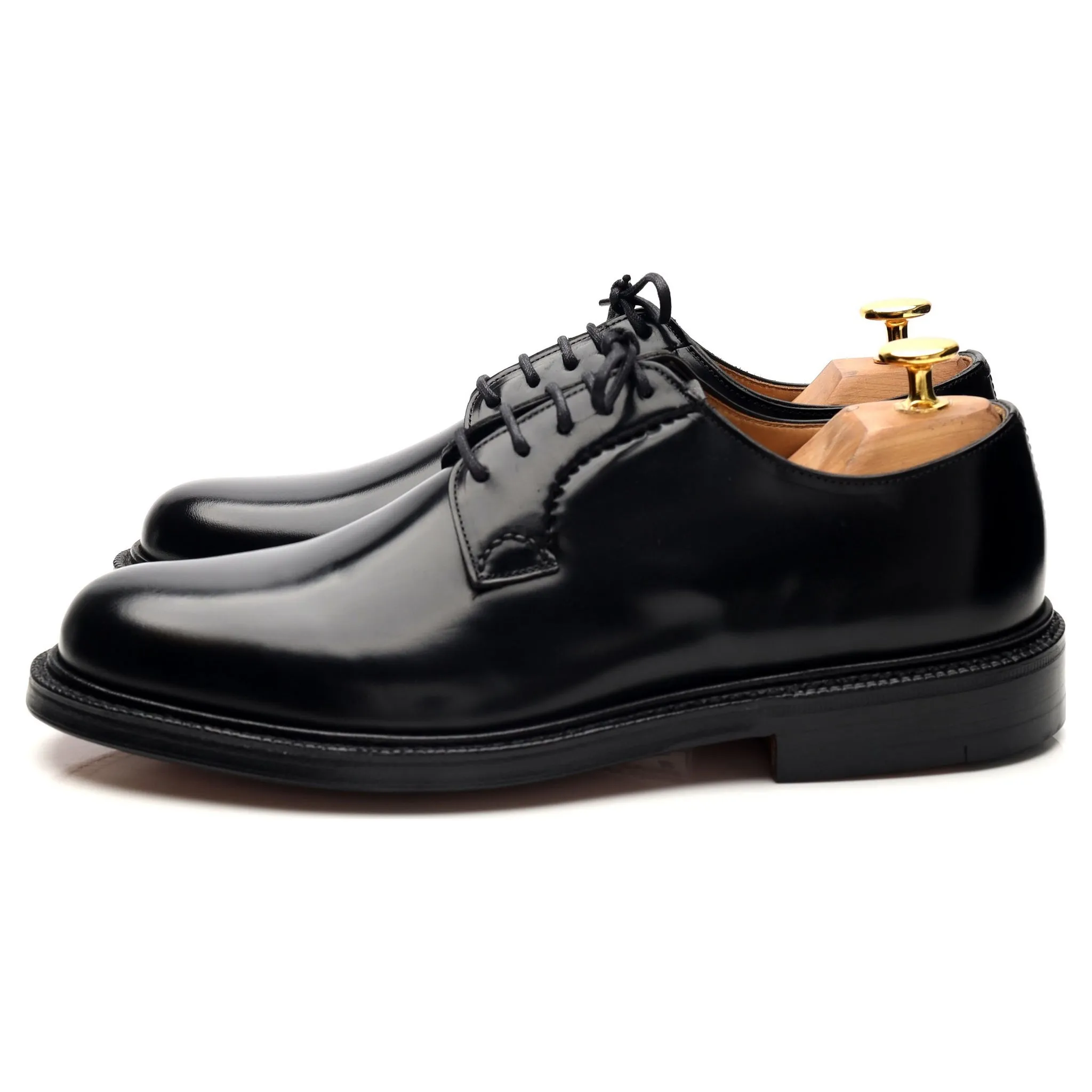 'Shannon' Black Leather Derby UK 6 F