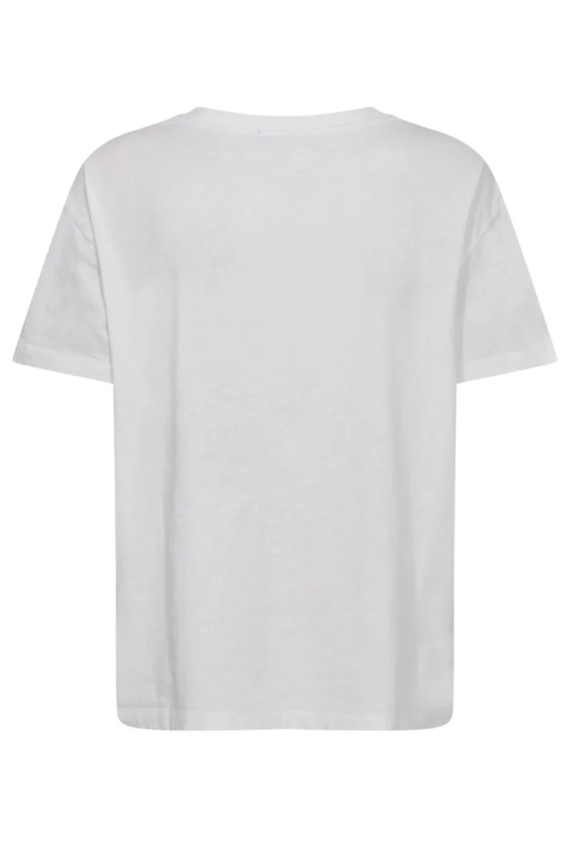 Sharma O-SS Tee | White | T-shirt fra Mos Mosh