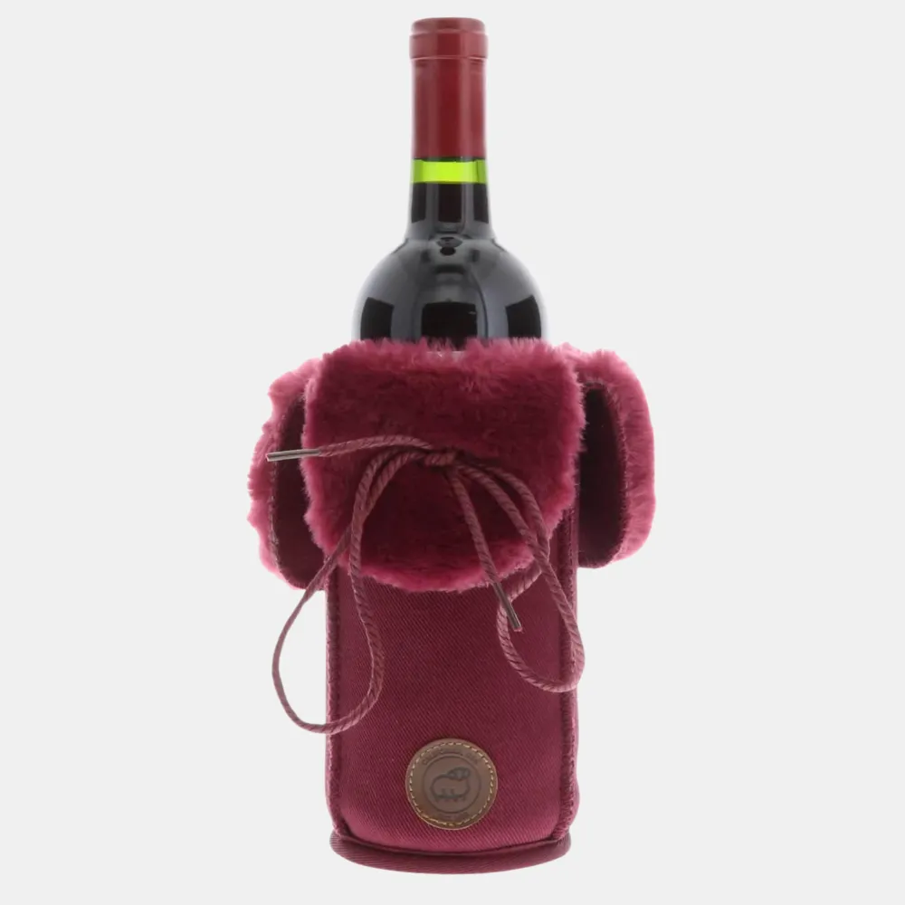 Sheepskin Wine Coozies