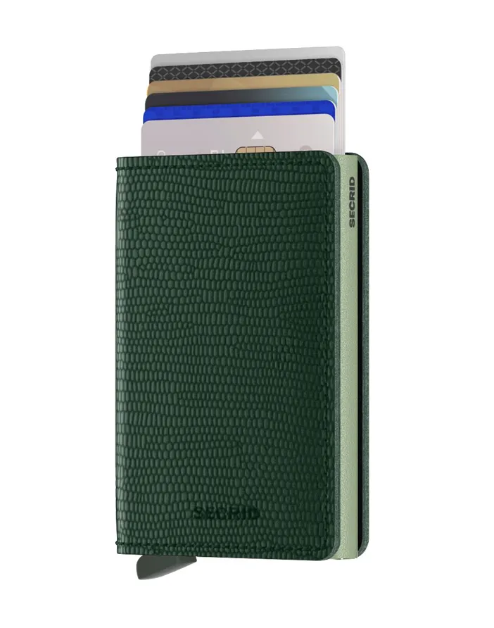 Slimwallet Rango Green-Pistachio Rahakott | Secrid