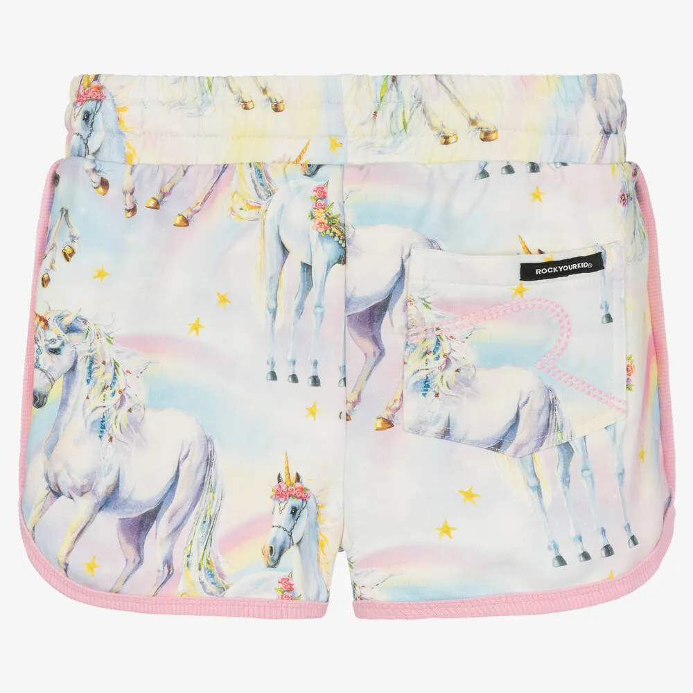 Sorbet Unicorn Cotton Shorts