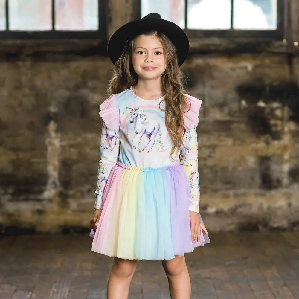 Sorbet Unicorn Tulle Dress