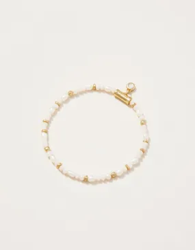 Sparkly Pearl Stretch Bracelet