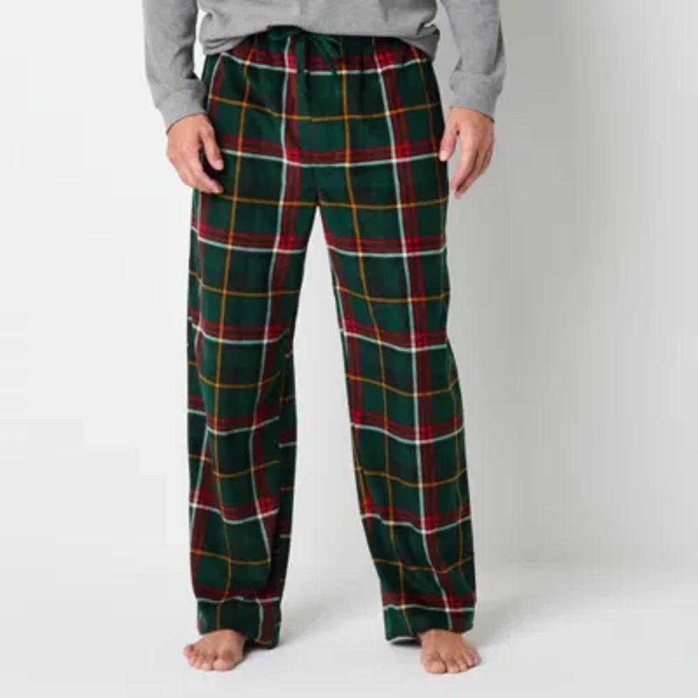 St. John's Bay Mens Tall Microfleece Pajama Pants