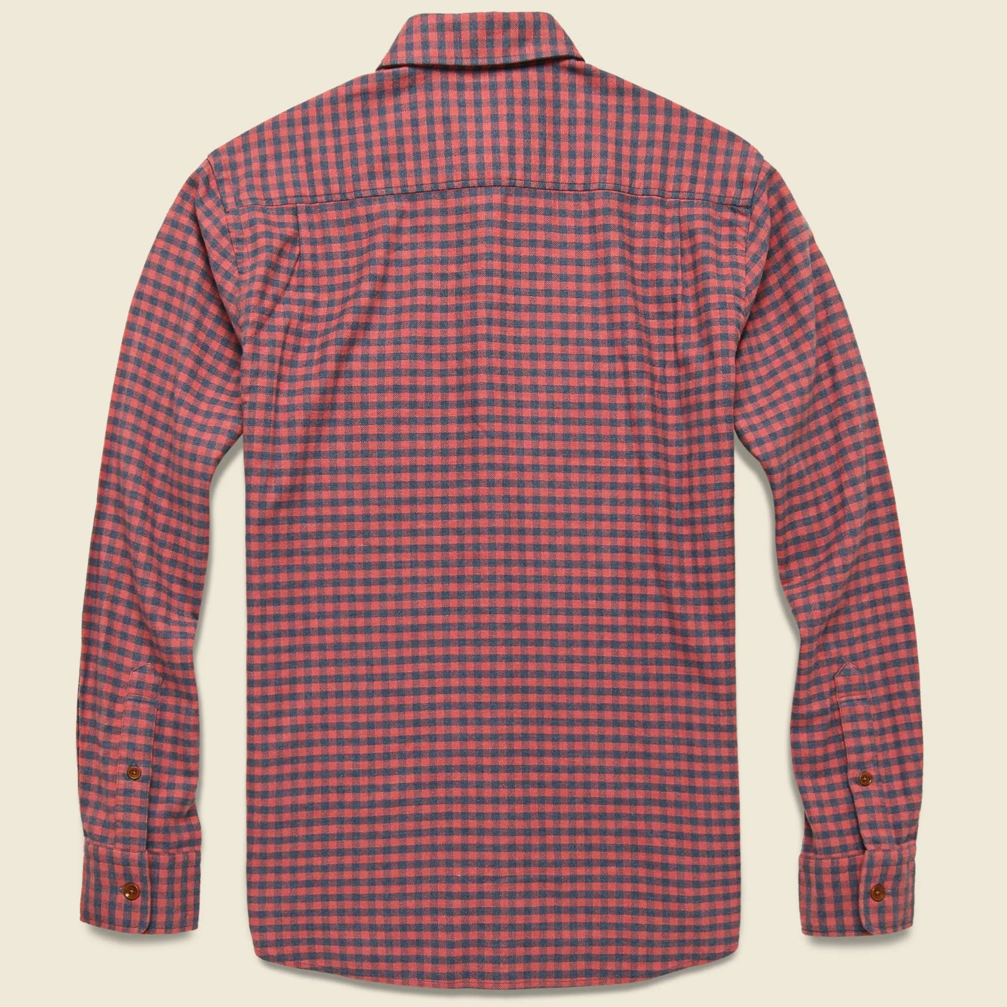 Stretch Seaview Flannel - Blue Rose Gingham