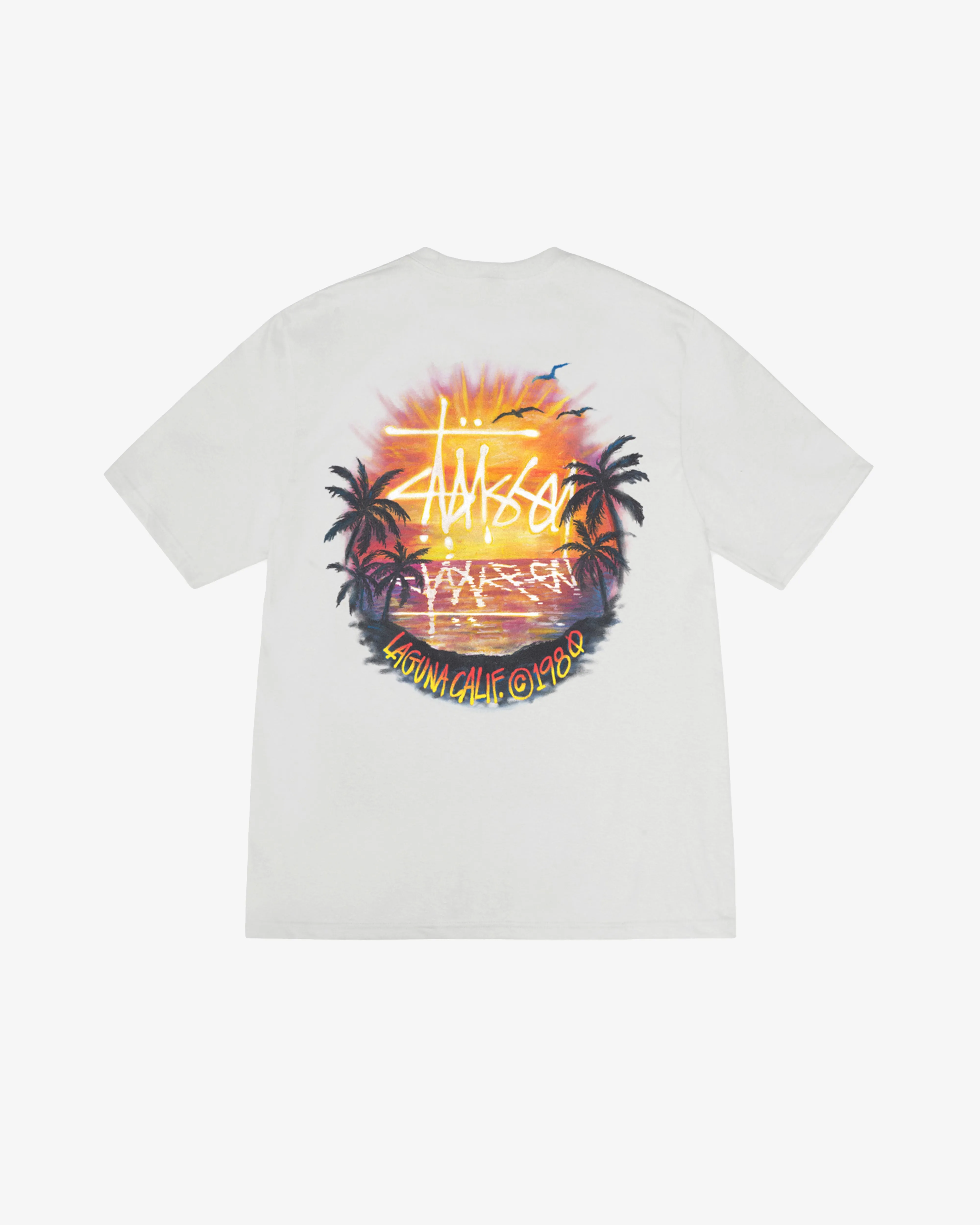 Stussy  Men's Sunset Tee Fog 