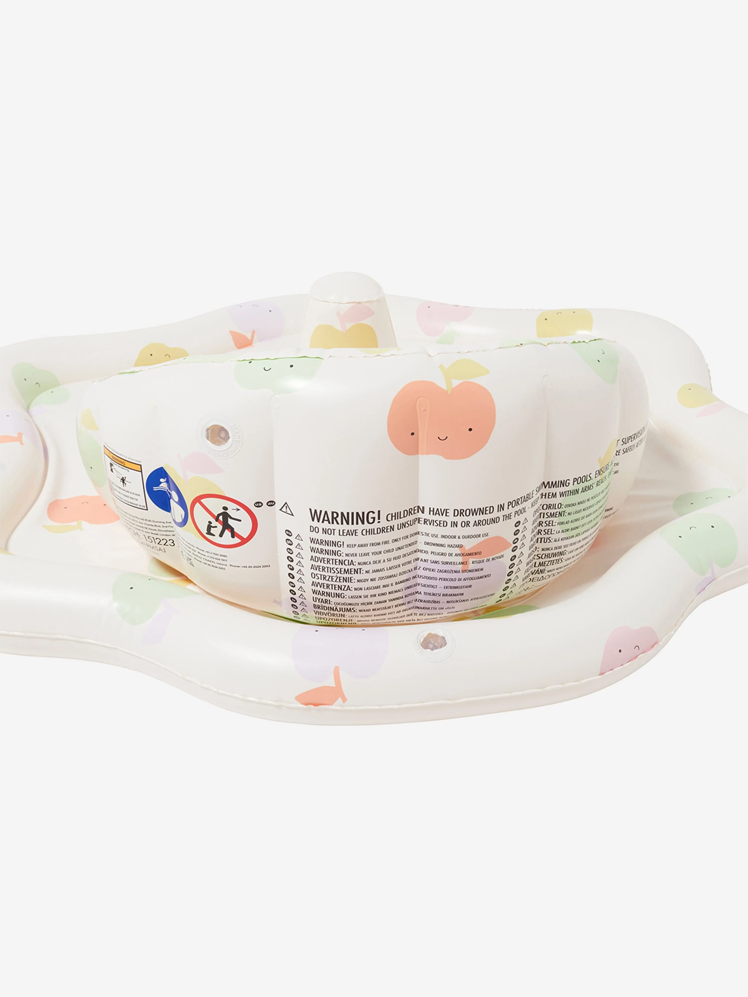 Sunnylife Baby Apple Sorbet Playmat with Shade in White (76cm)