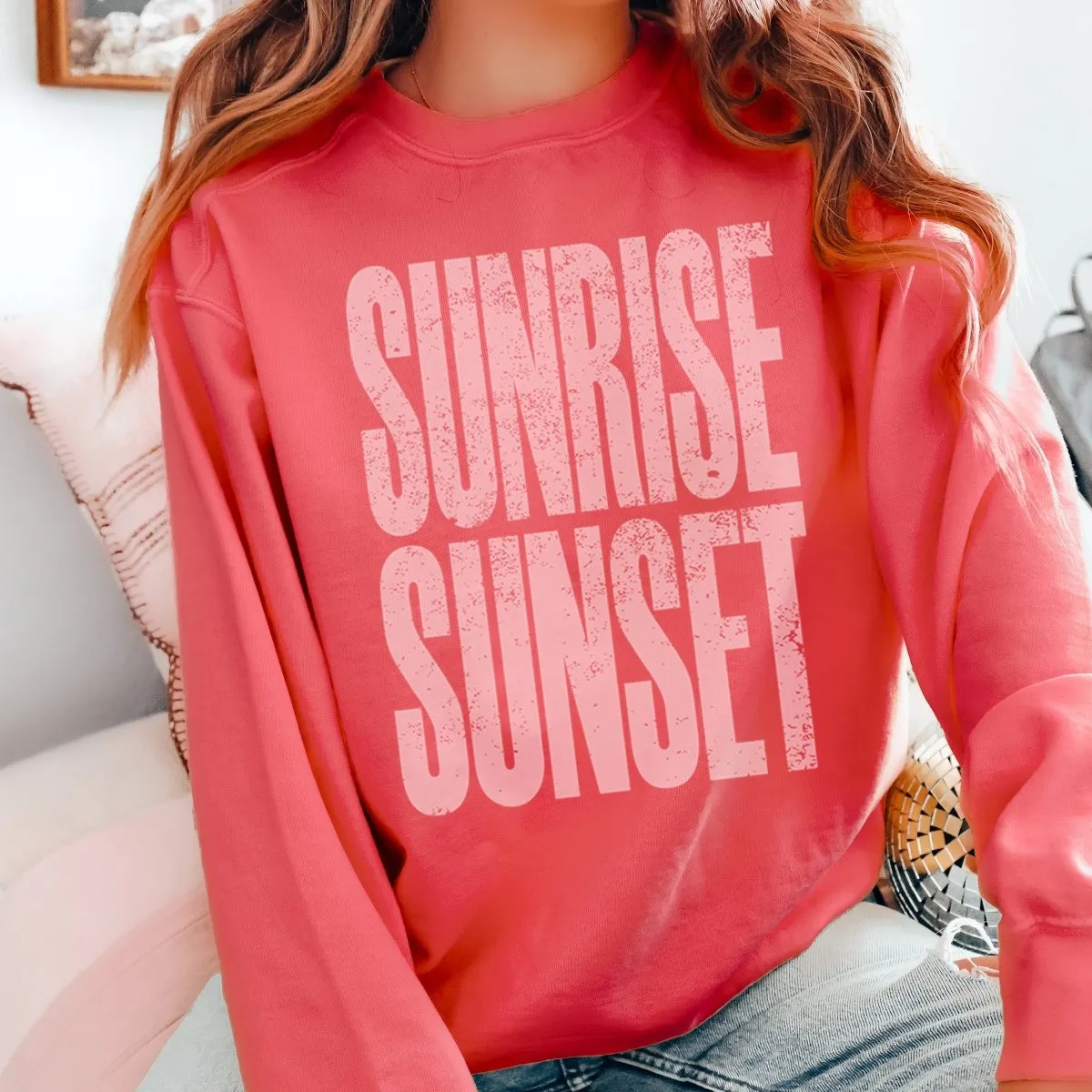 Sunrise Sunset Comfort Colors Crew