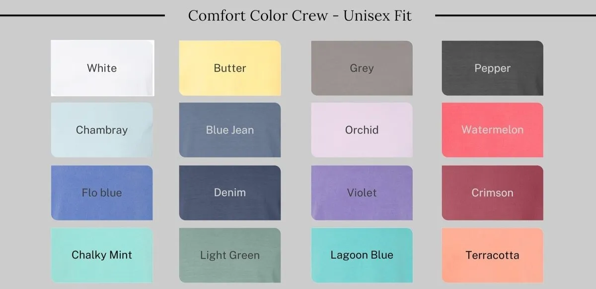 Sunrise Sunset Comfort Colors Crew