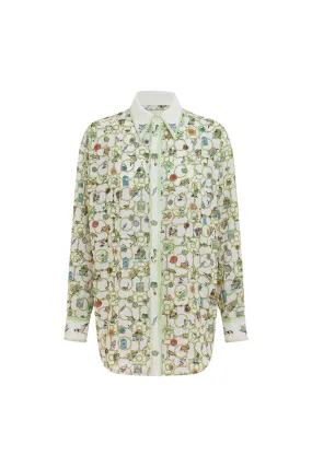 --Sunset Broderie Shirt-