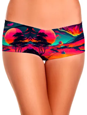 Sunset Melt Booty Shorts