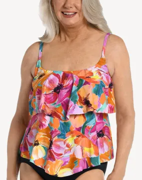 Sunset Tiered Tankini Top