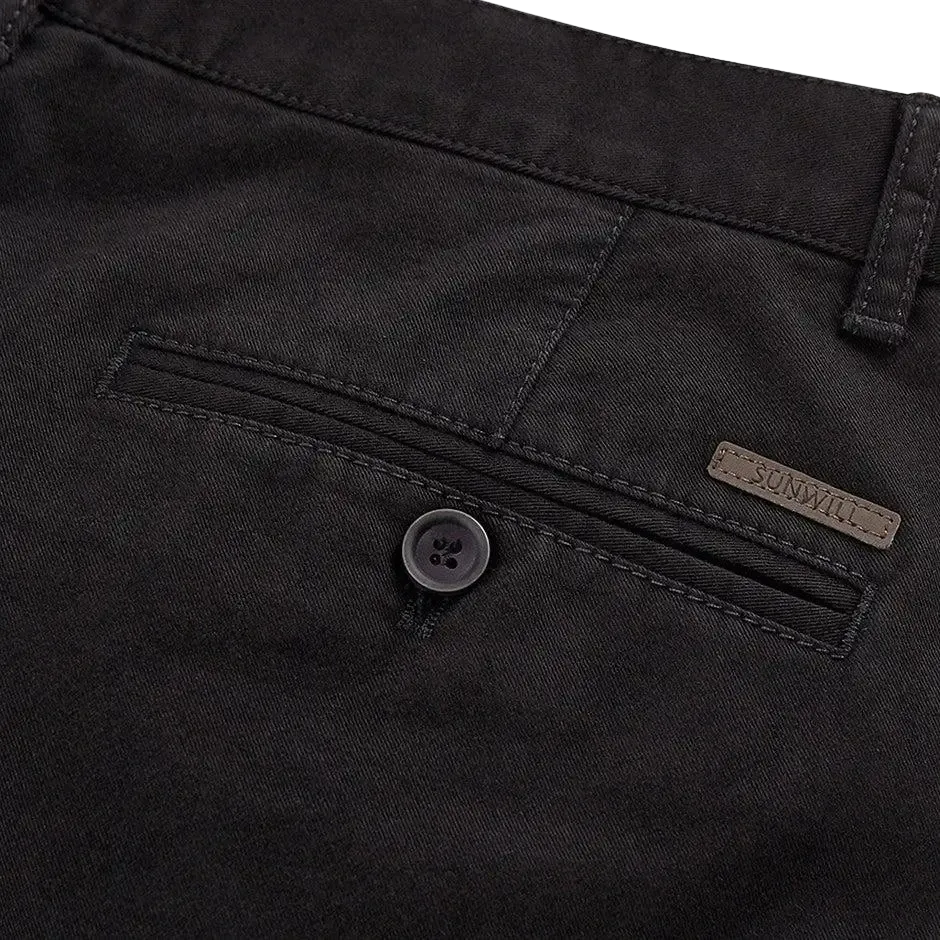 Sunwill Chinos in Black