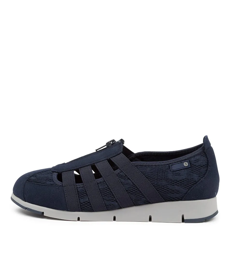 SUPERSOFT Gipsy Su Navy Mesh Microsuede