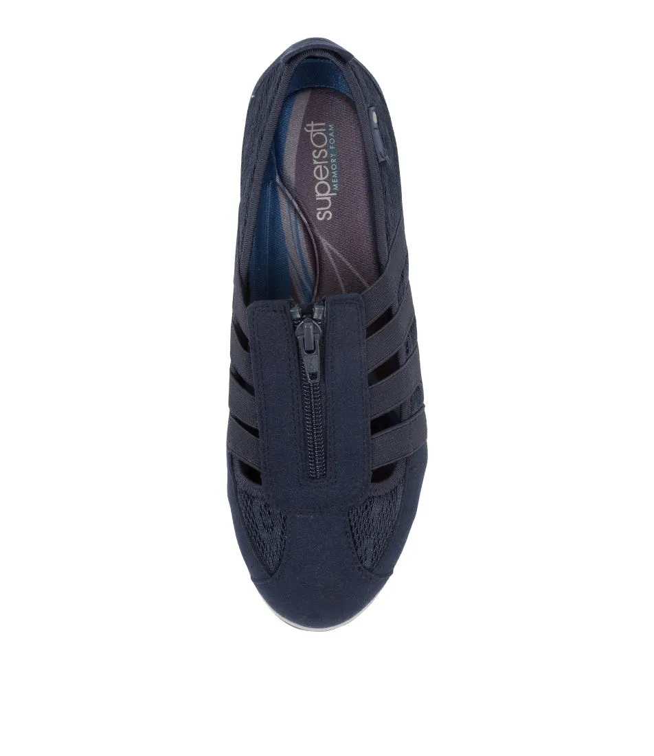 SUPERSOFT Gipsy Su Navy Mesh Microsuede