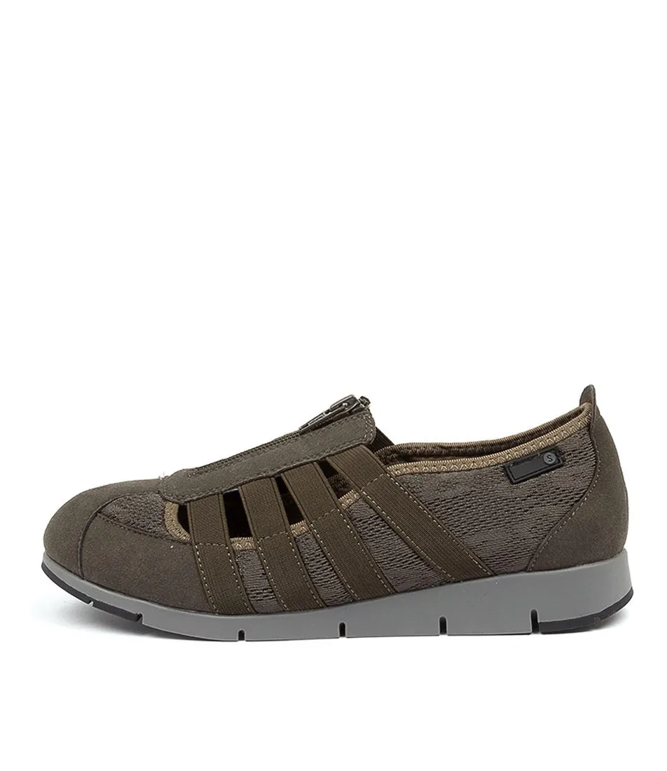 SUPERSOFT Gipsy Su Olive Mesh Microsuede