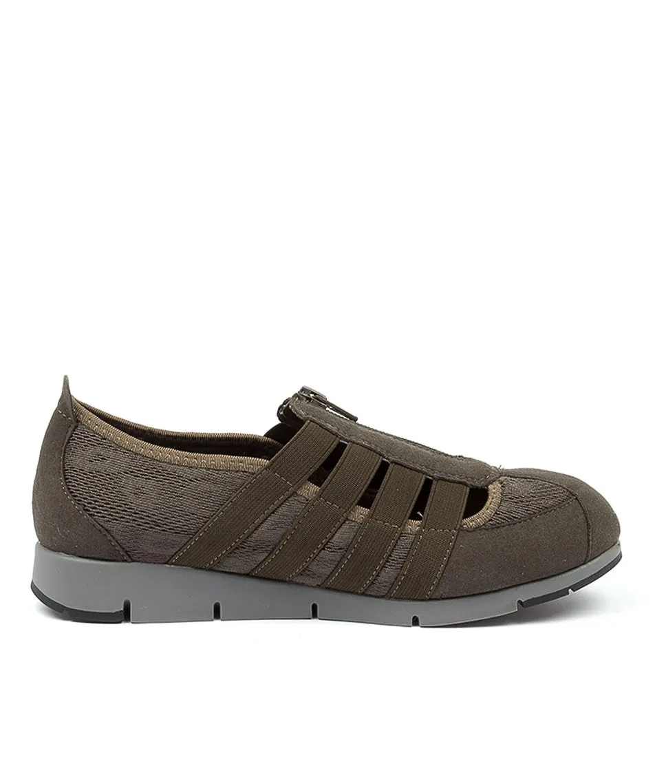 SUPERSOFT Gipsy Su Olive Mesh Microsuede