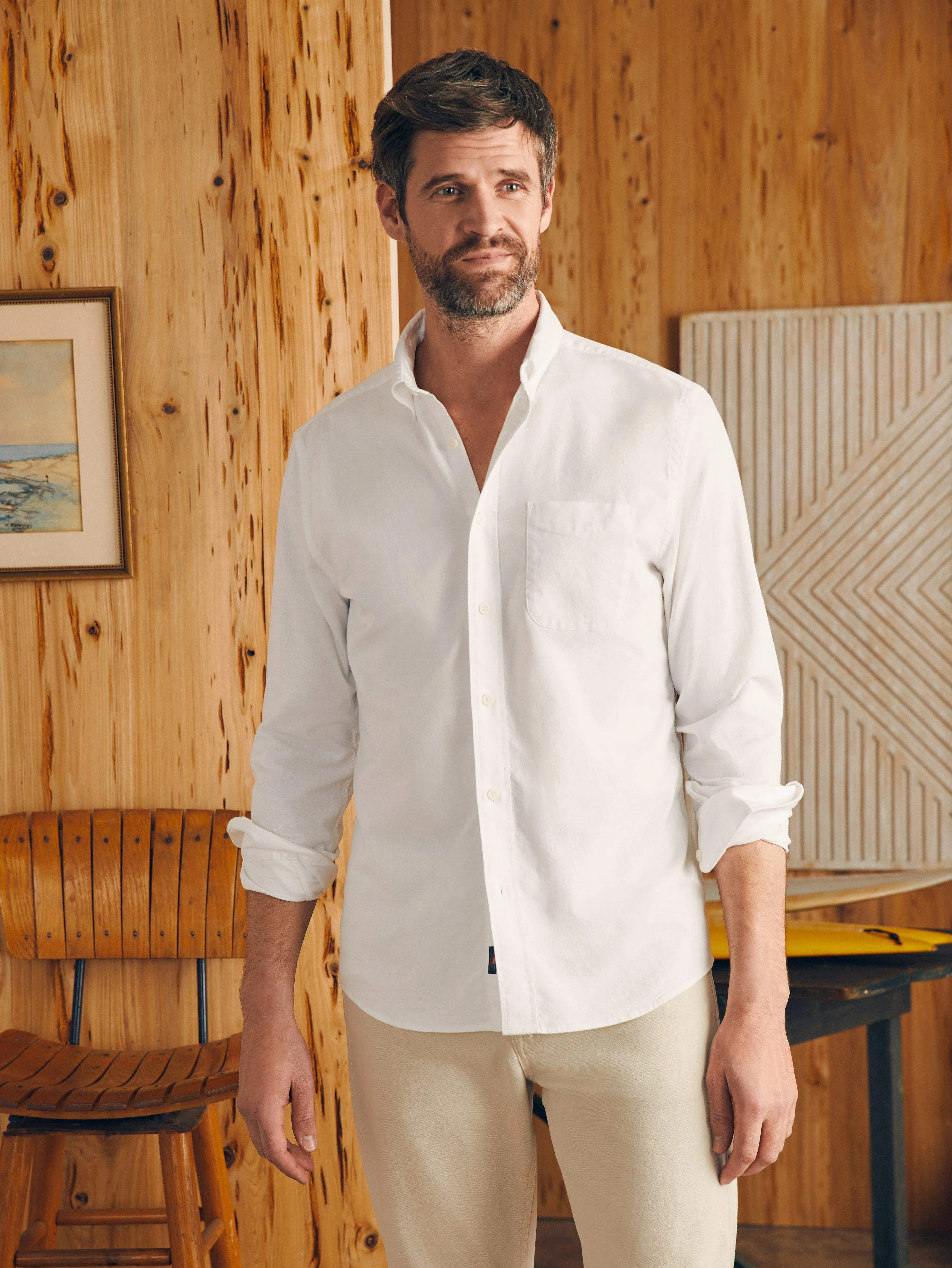 Supima Oxford Shirt - Pure White