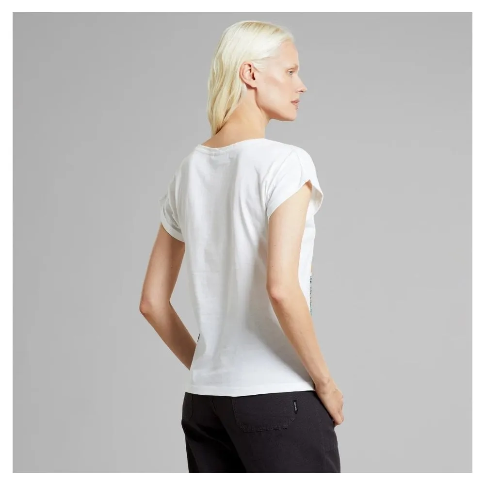 T-shirt Visby Sucker Sunset White