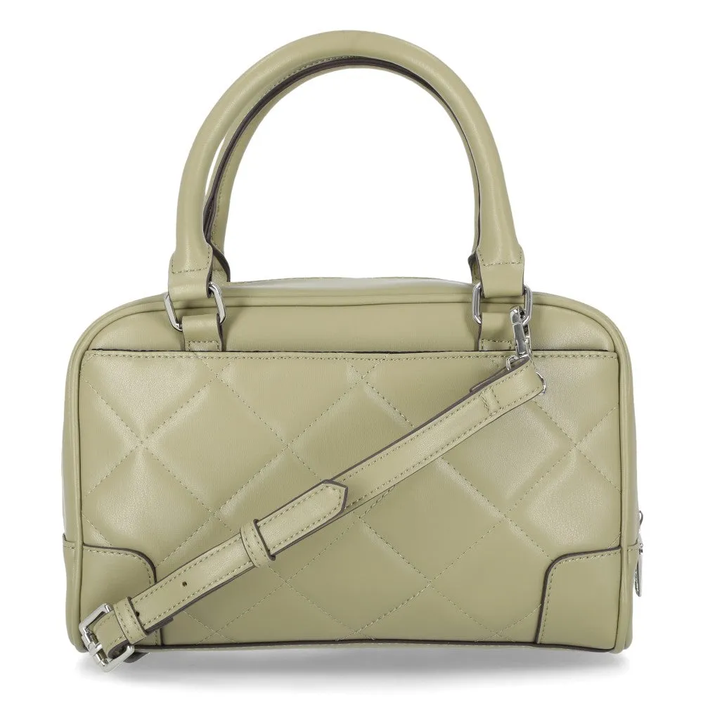 Tahari Suzann Quilt Satchel Handbag