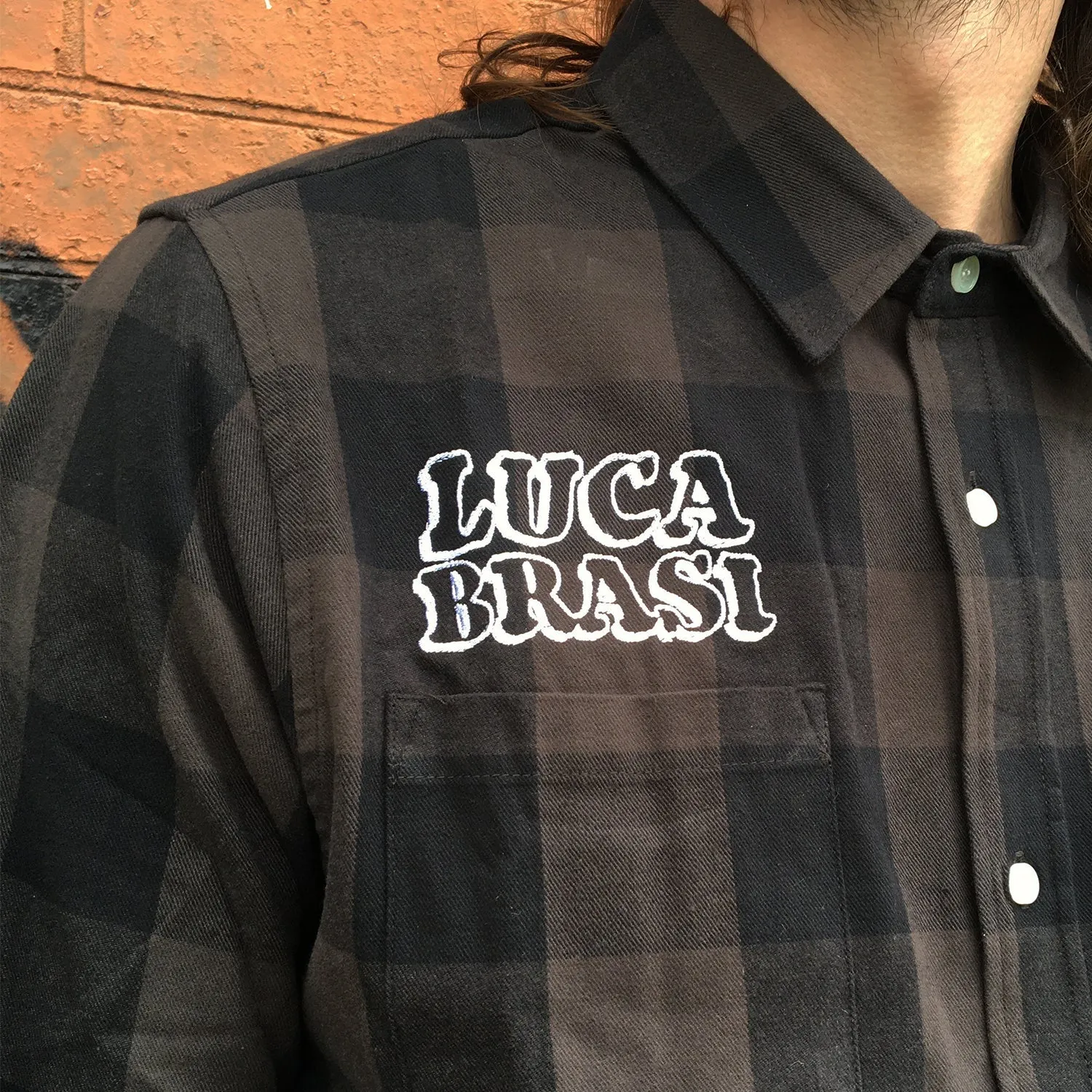 Tassie Tiger Flannel Shirt (Black/Grey)