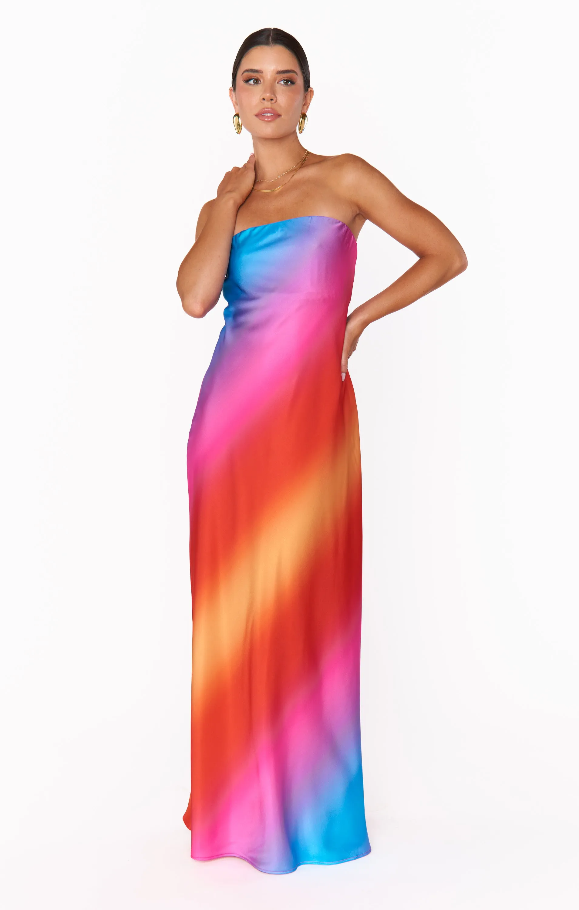 Taylor Tube Dress ~ Sunset Ombre