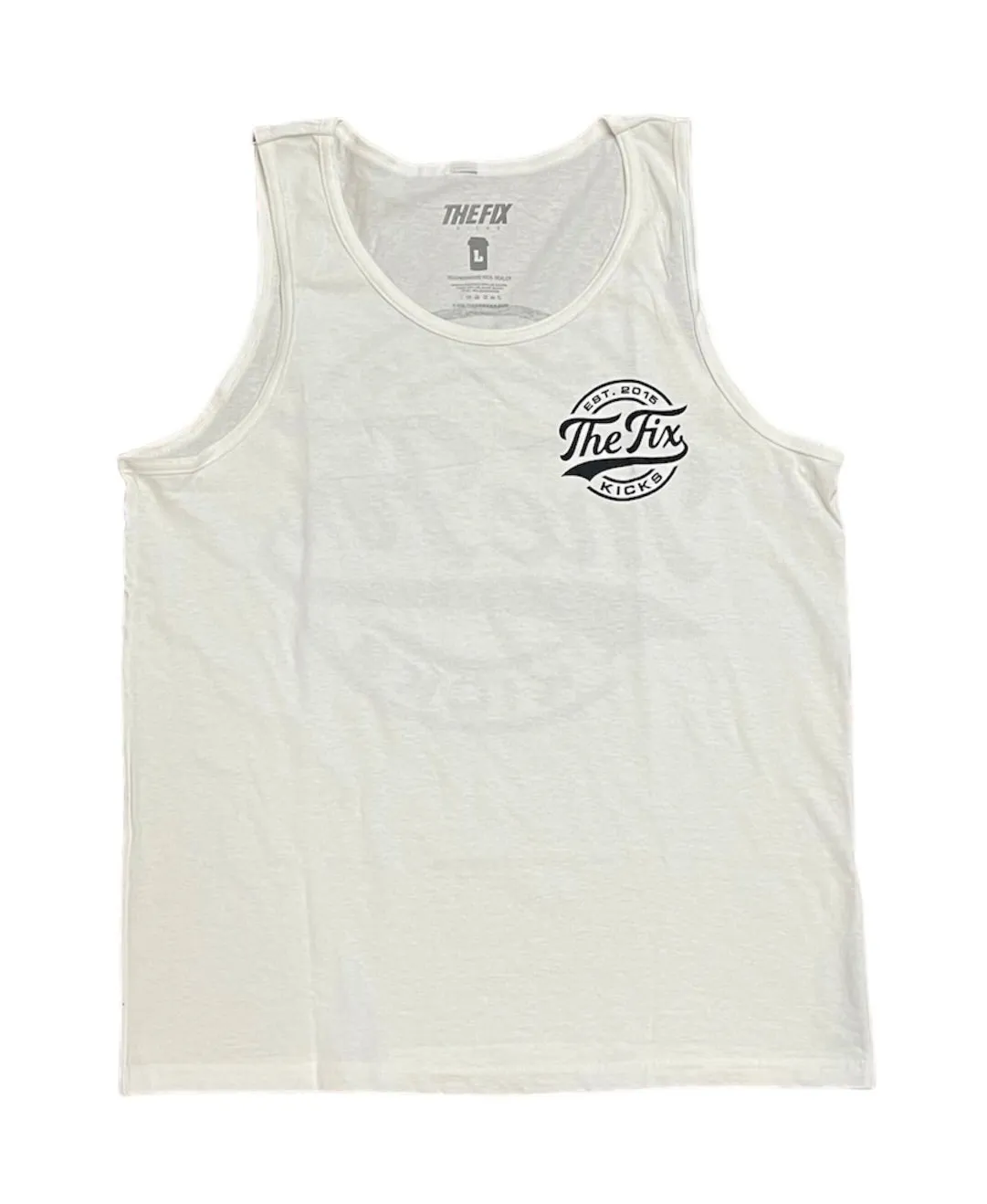 The Fix Kicks Stamp Tank Top (White)