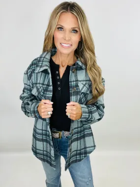 THE LESLIE FLANNEL TOP---FLASH SALE