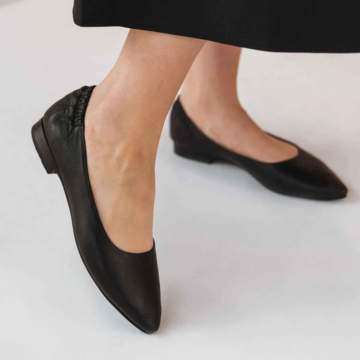 The On-The-Go Ballet Flat Black