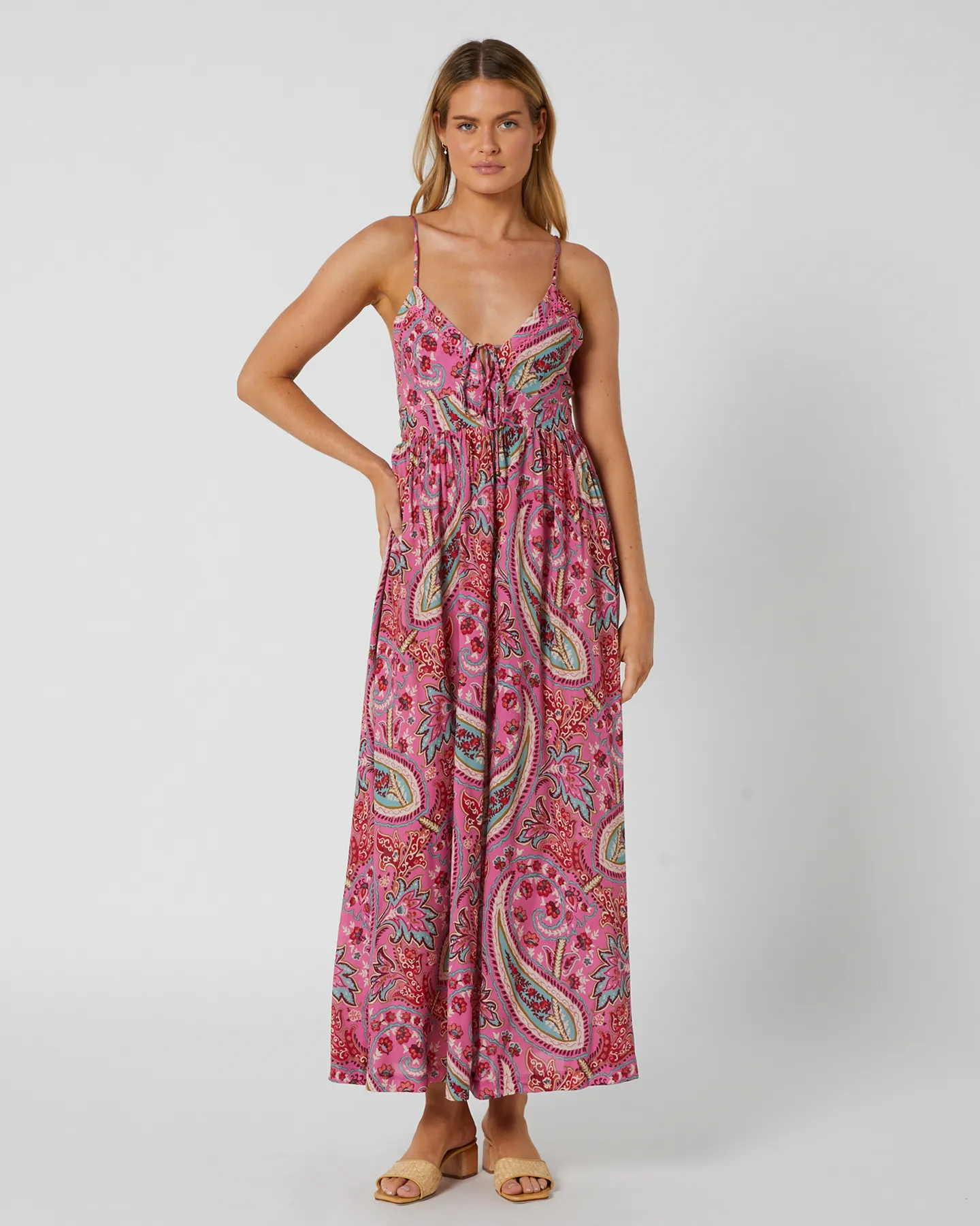 Tigerlily Isadora Teja Maxi Dress - Sorbet Paisley | SurfStitch