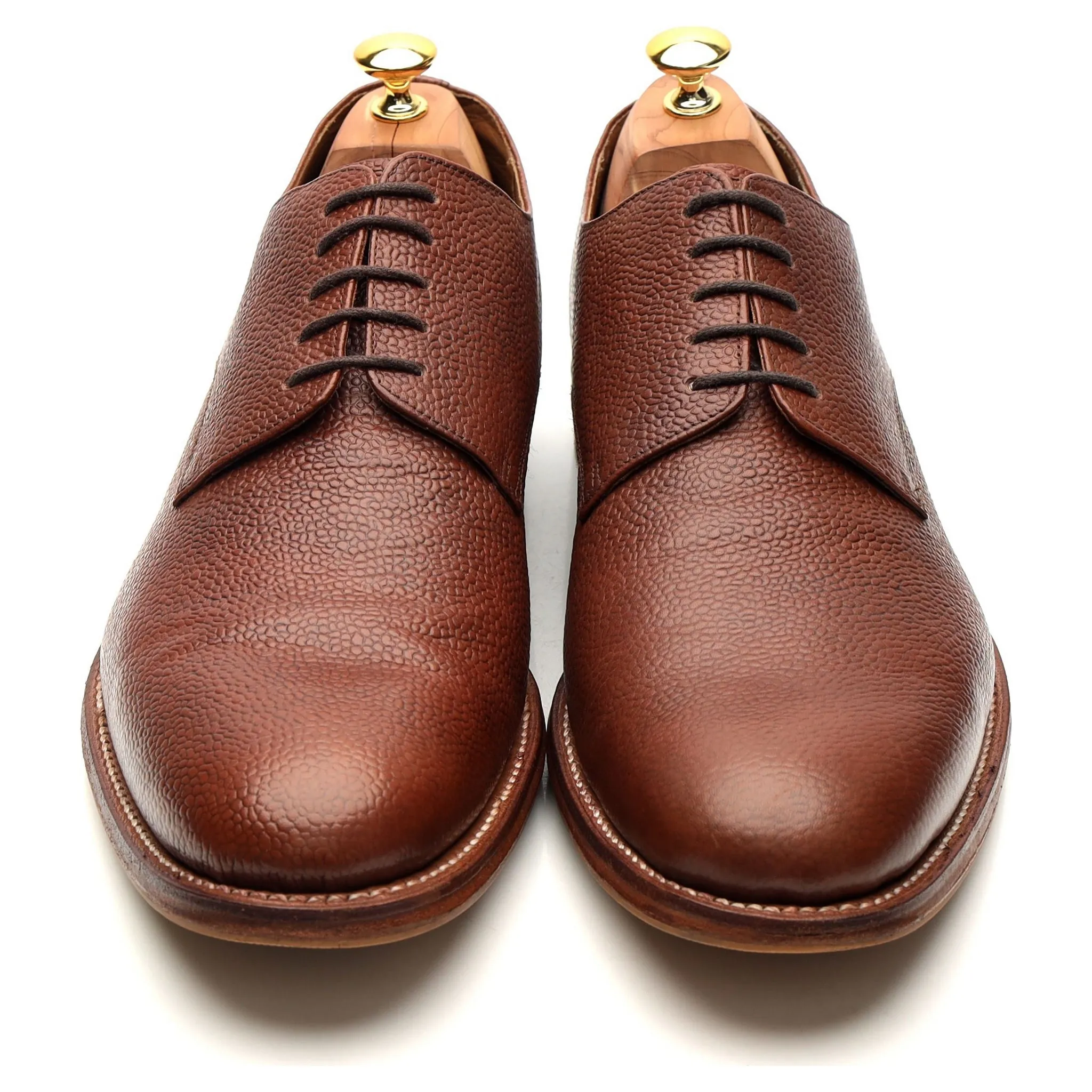 'Toby' Brown Leather Derby UK 11 F