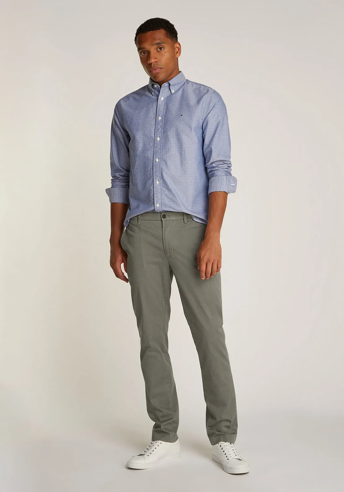 Tommy Hilfiger Denton Straight Leg Chinos, Hydrogen Grey