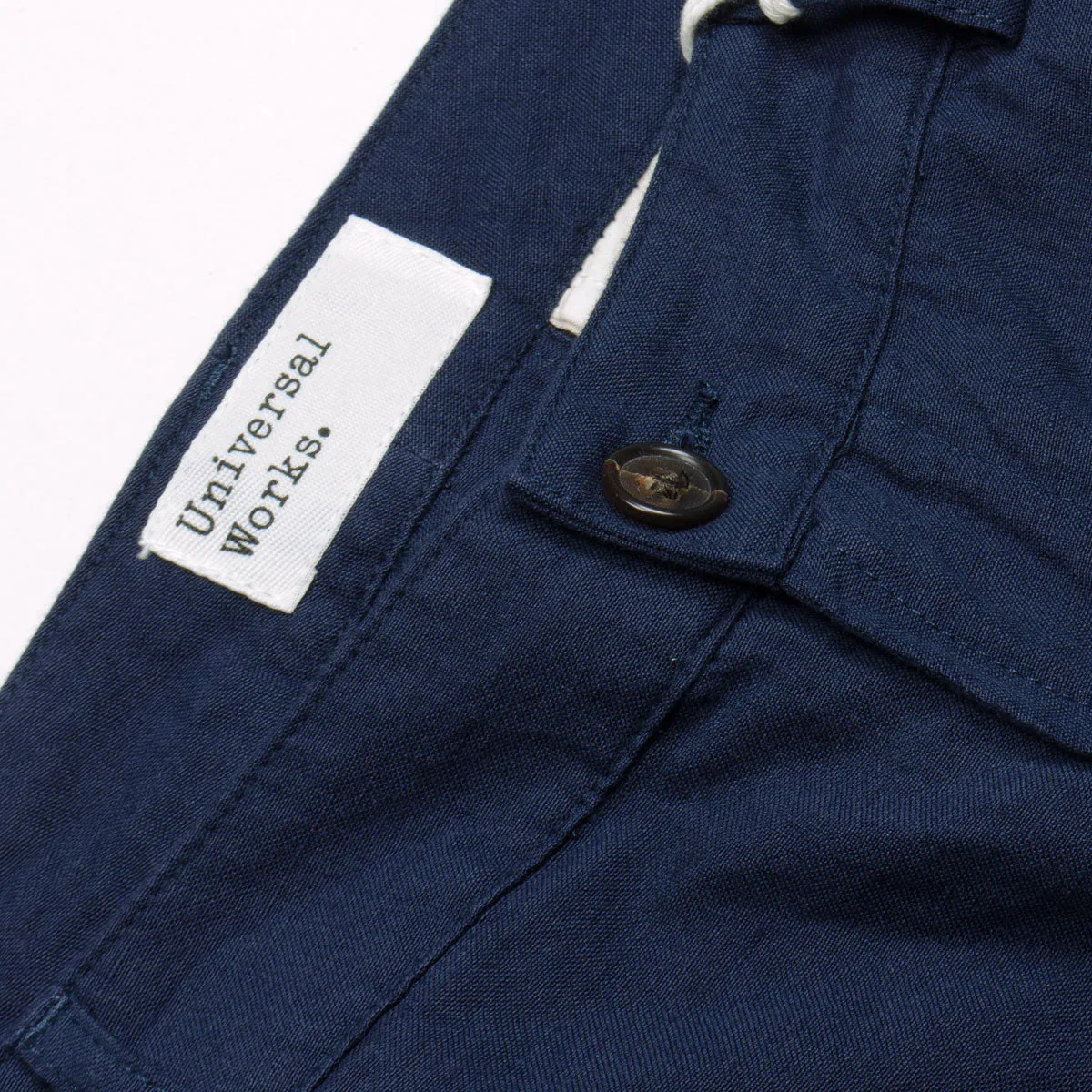 Universal Works - Aston Pant Cotton Linen - Navy